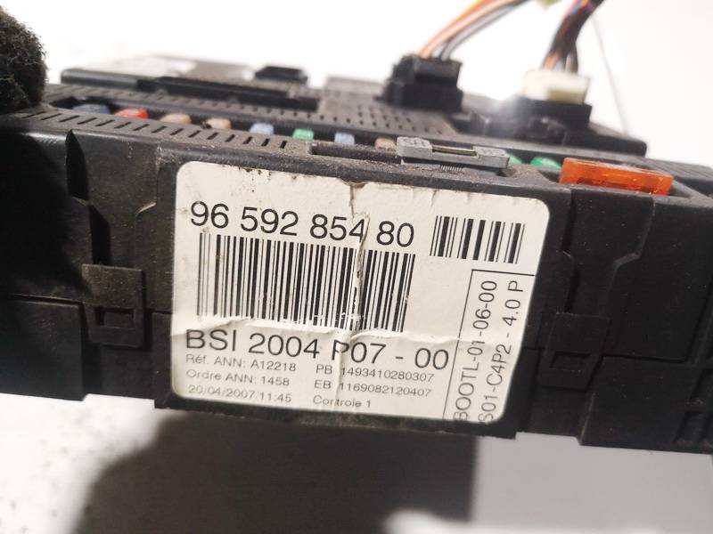 9659285480 Peugeot 207 2007 Steuergerät Komfortsteuergerät - Thumbnail 3