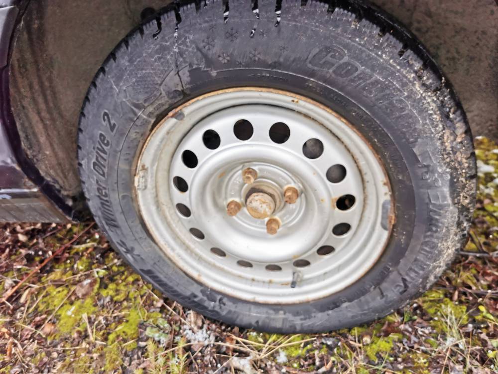 4X100 Volkswagen Passat 1995 Teräsvanne Kokoonpano R14 - Thumbnail 3