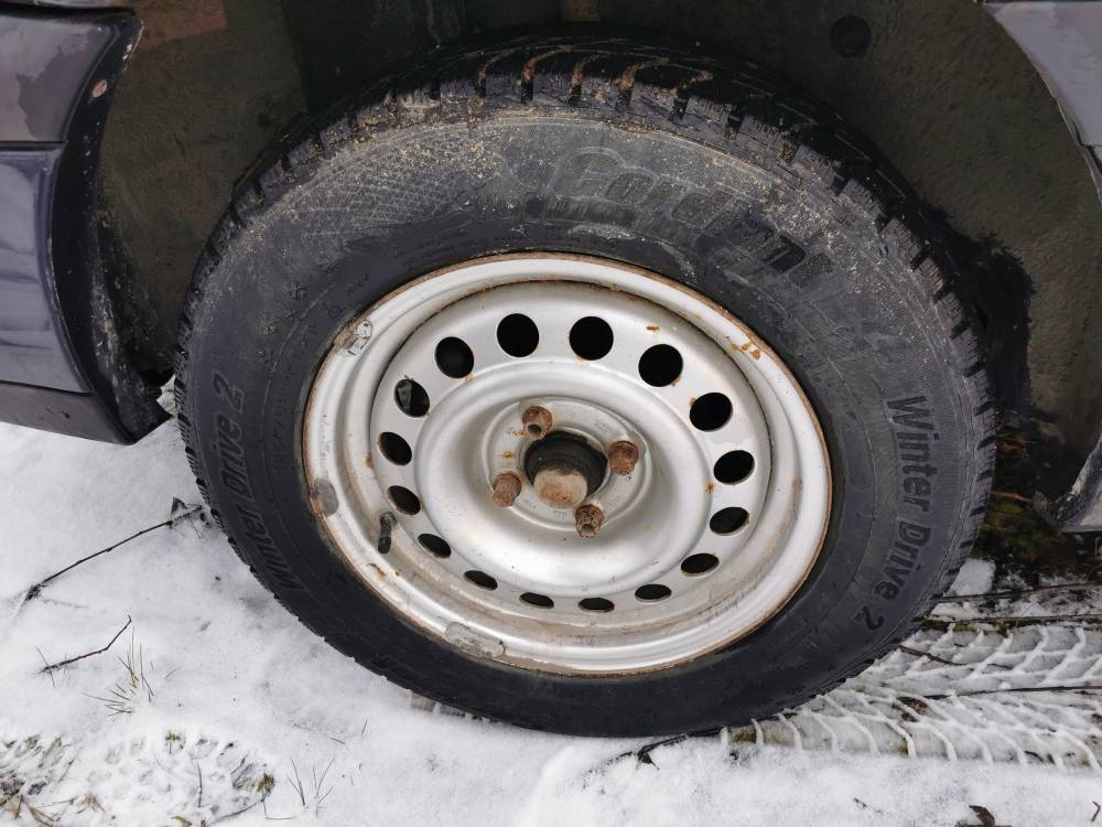 4X100 Volkswagen Passat 1995 Teräsvanne Kokoonpano R14 - Thumbnail 2