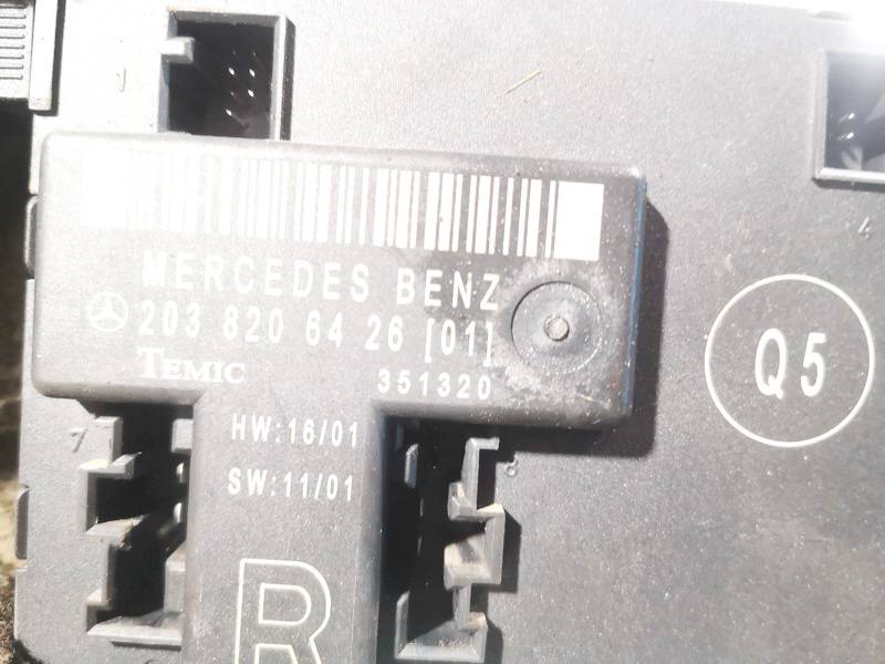 2038206426 Mercedes-Benz C-CLASS 2002 Door control relay (DOOR CONTROL UNIT MODULE ECU ) - Thumbnail 3