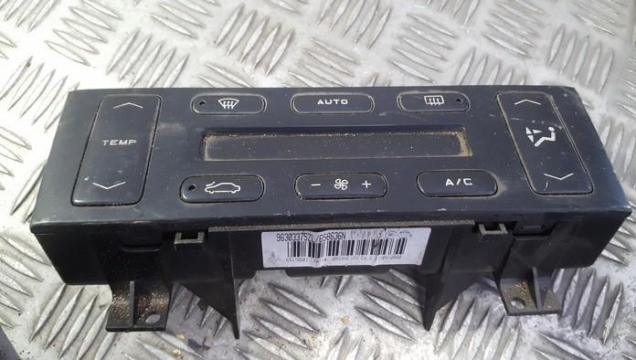 96303375ZL Peugeot 406 2001 Climate Control Panel (heater control switches)