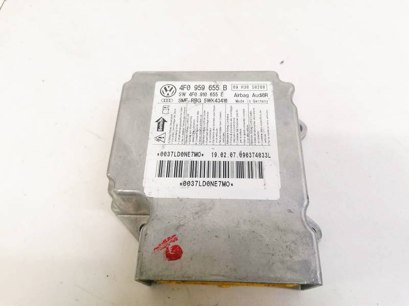 4F0959655B Audi A6 2005 Airbag crash sensors module