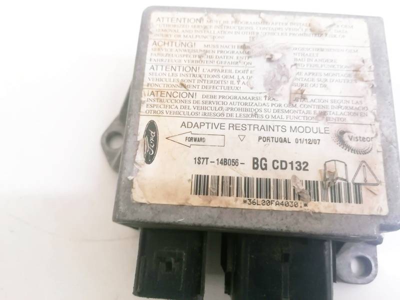 1S7T14B056BG Ford Mondeo 2007 srs-turvatyynyn tietokone – turvatyynyn ohjausyksikkö - Thumbnail 3