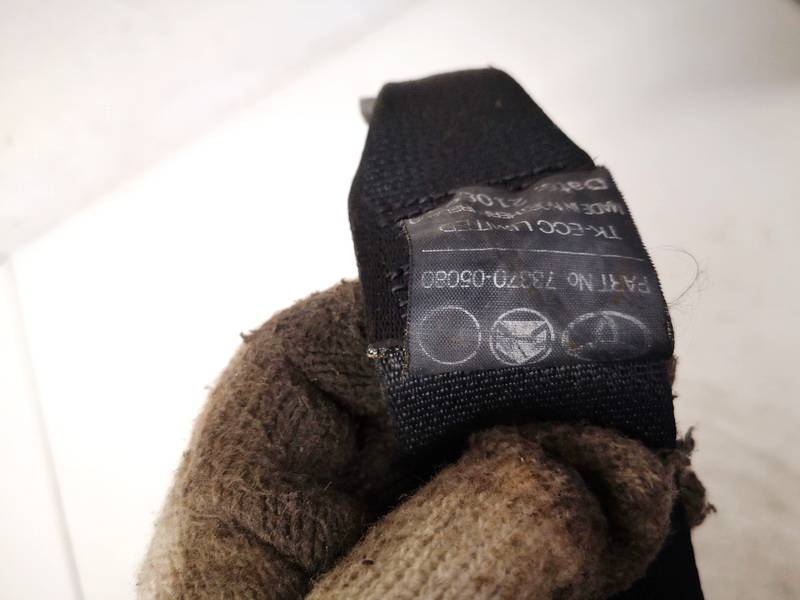 7337005080 Toyota Avensis 2004 Seat belt - REAR LEFT - Thumbnail 3