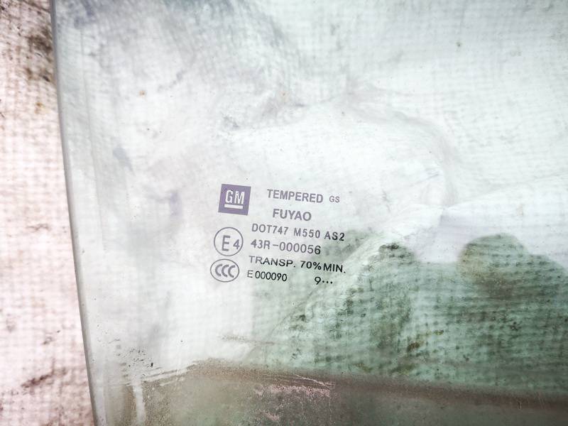 AS2 Opel Insignia 2010 Door-Drop Glass - FRONT RIGHT - Thumbnail 2