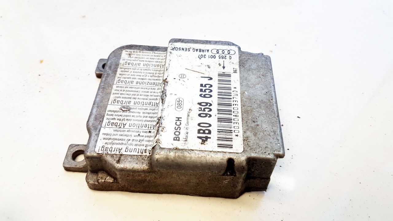 4B0959655J Audi A6 1998 Airbag crash sensors module