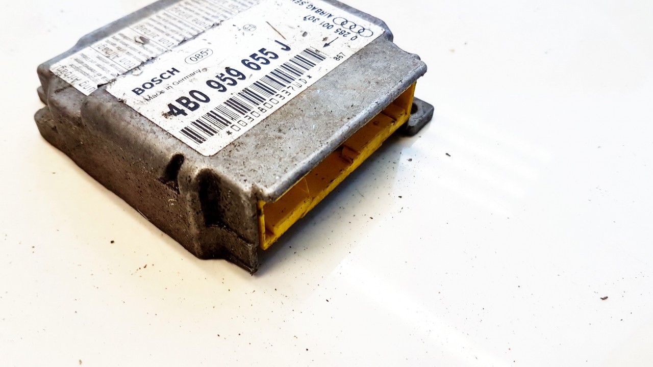 4B0959655J Audi A6 1998 Airbag crash sensors module - Thumbnail 2