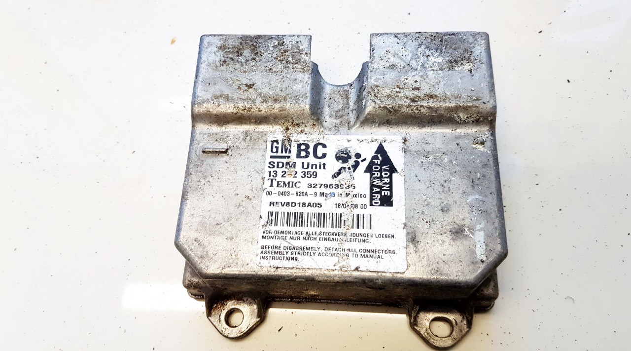 13262359 Opel Corsa 2007 Airbag crash sensors module