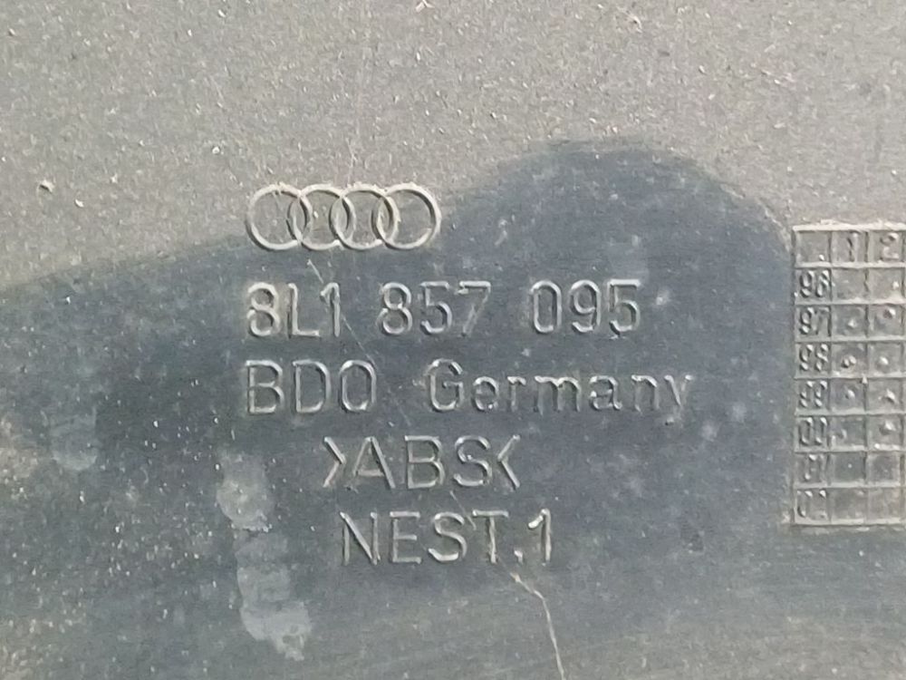 8L1857095 Audi A3 2000 Glove Box Assembly - Thumbnail 4