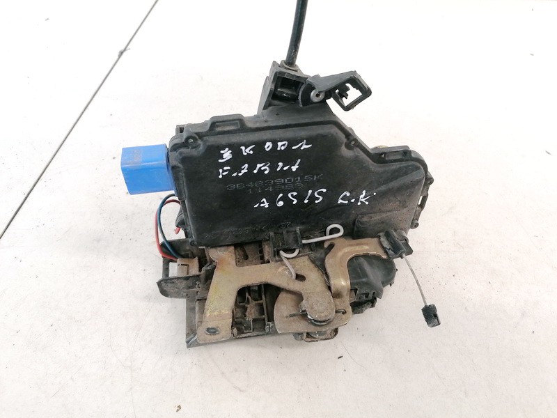 3B4839015K Skoda Fabia 2000 Door Lock Mechanism - REAR LEFT
