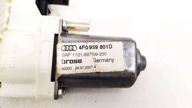 4F0959801D Audi A6 2008 Window Motor - FRONT LEFT - Thumbnail 2
