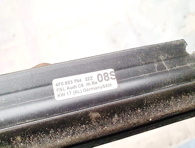 4F08537642ZZ Audi A6 2007 Glass Trim Molding-weatherstripping - FRONT RIGHT - Thumbnail 3