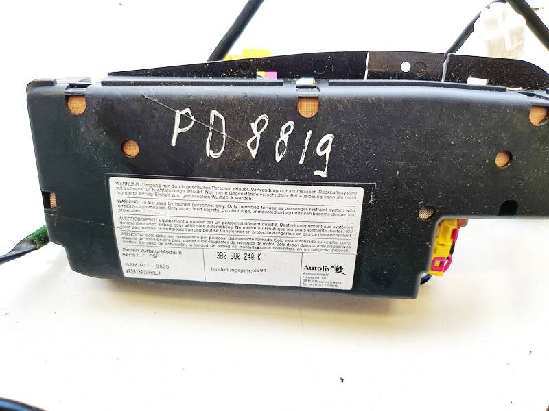 3B0880240K Volkswagen Passat 2004 Seat AIRBAG - Thumbnail 2