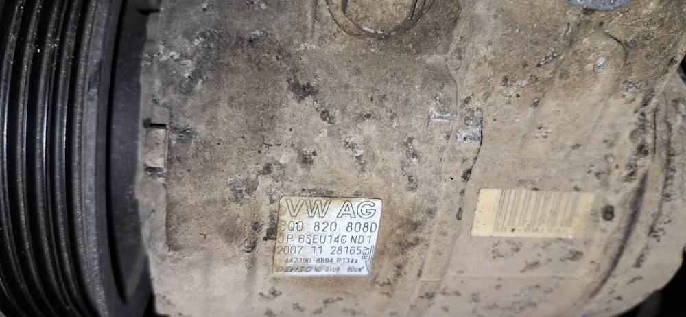 6Q0820808D Volkswagen Polo 2008 AC AIR Compressor Pump - Thumbnail 4