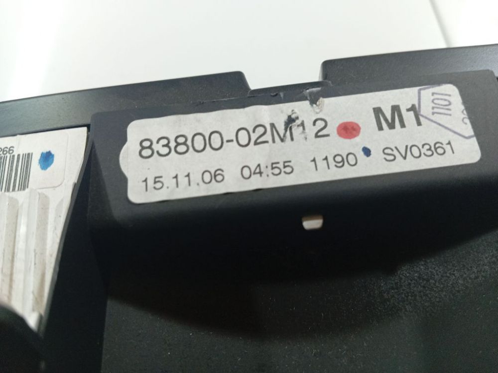 8380002M12 Toyota Auris 2007 Speedometers - Cockpit - Speedo Clocks Instrument - Thumbnail 4