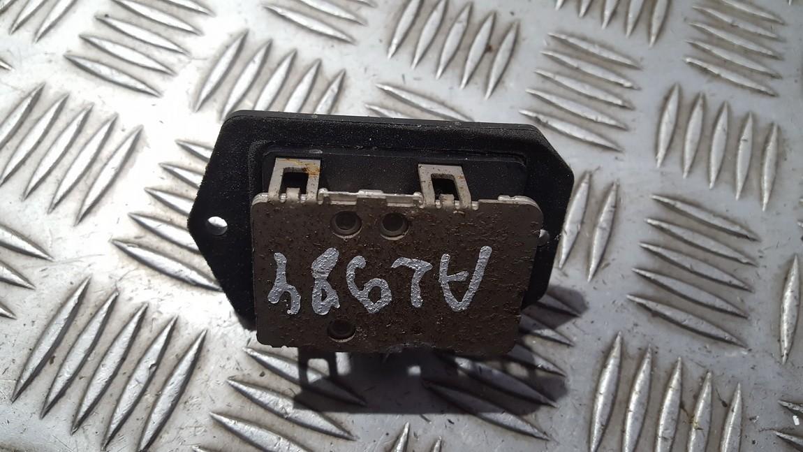 used used Heater Resistor (Heater Blower Motor Resistor) Toyota Yaris Verso 2001 1.3L