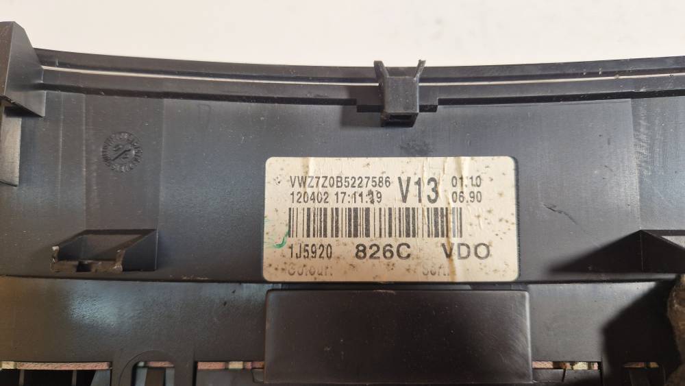 1J5920826C Volkswagen Bora 2003 CUADRO INSTRUMENTOS, VELOCÍMETRO (TABLERO DE INSTRUMENTOS) - Thumbnail 3