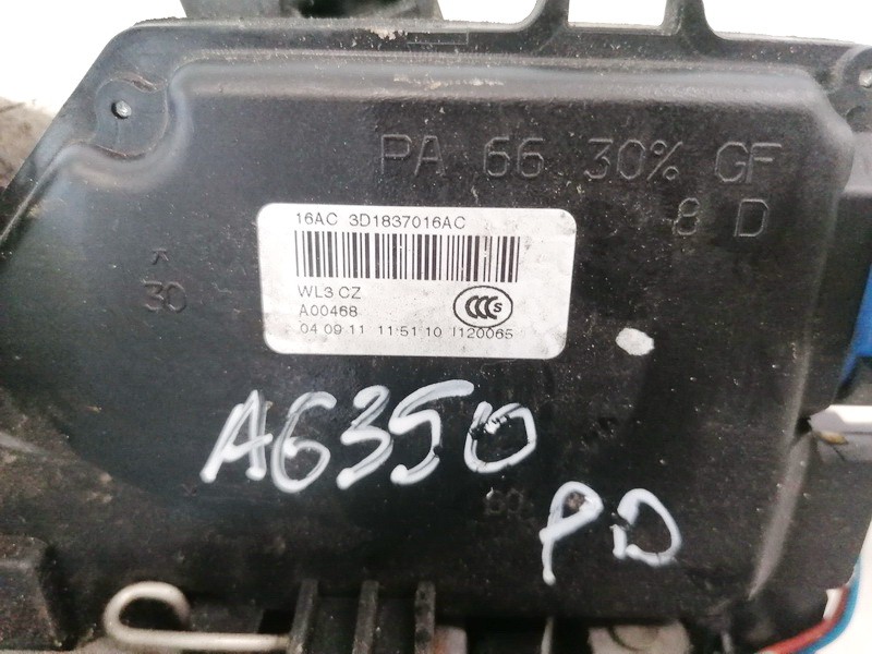3D1837016AC Skoda Octavia 2011 Door Lock Mechanism - FRONT RIGHT - Thumbnail 2