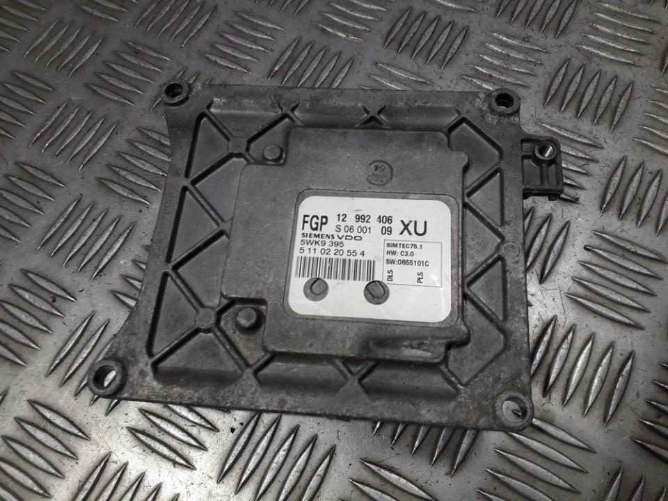 12992406XU Opel Astra 2005 Komputer silnika - Thumbnail 2