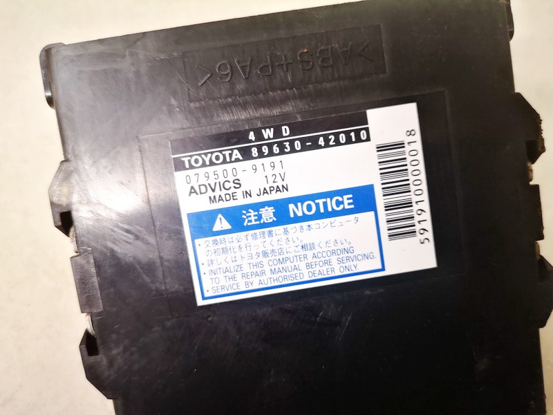 8963042010 Toyota RAV-4 2007 Inne komputery - Thumbnail 2