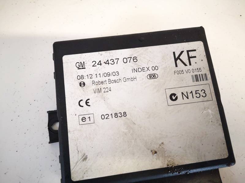 24437076 Opel Astra 2003 General Module Comfort Relay (Unit) - Thumbnail 2