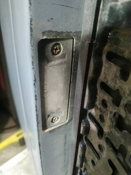 Volkswagen Caddy 2006 Number plate light - REAR