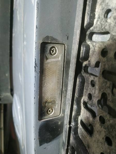 Volkswagen Caddy 2006 Number plate light - REAR