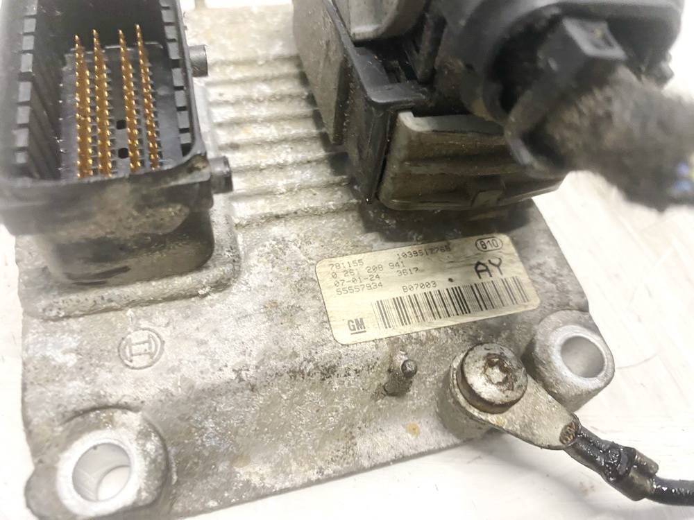 1039917768 Opel Corsa 2007 Motormanagement, Steuergerät, ECU - Thumbnail 3