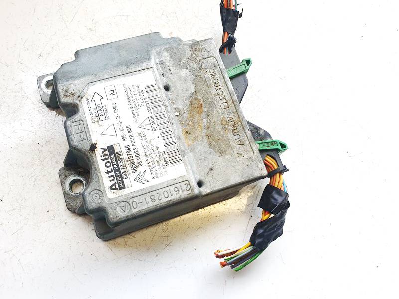 9658137980 Citroen C4 2006 Komputer SRS airbag – moduł sterujący poduszek powietrznych