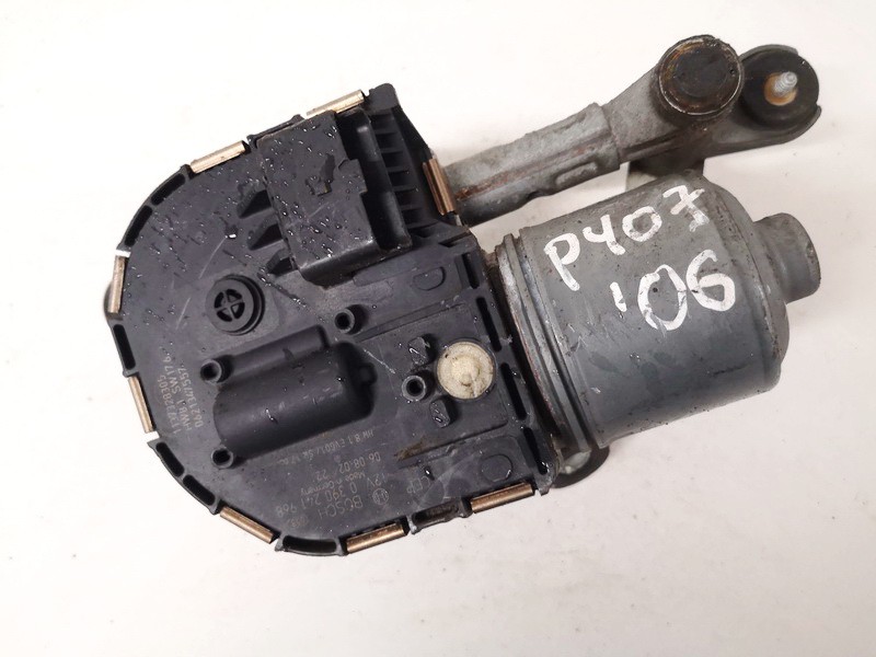 0390241968 Peugeot 407 2004 windscreen front wiper motor - FRONT