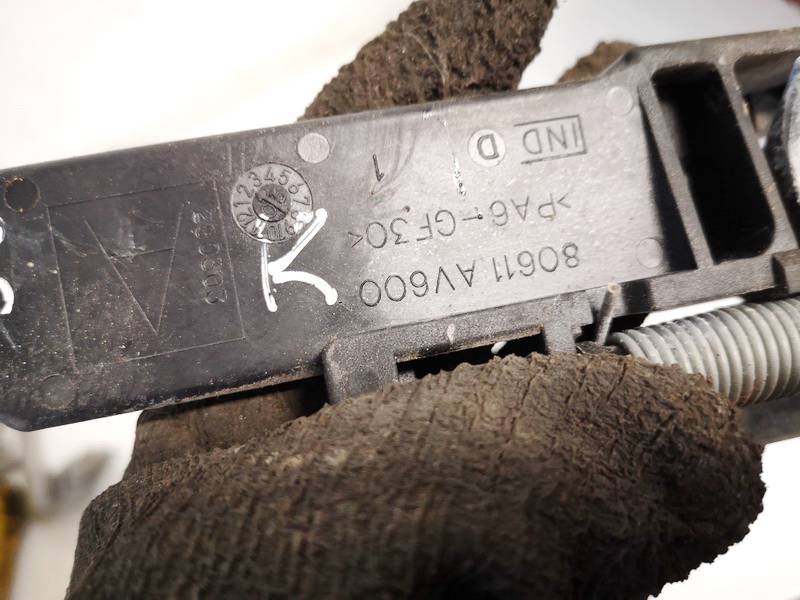 80611AV600 Nissan Primera 2003 Door Handle Exterior - REAR LEFT - Thumbnail 3