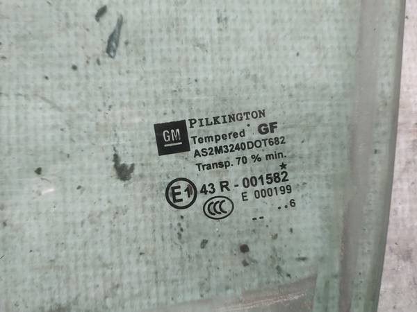 AS2 Opel Zafira 2006 Боковое окно - передний левый - Thumbnail 2