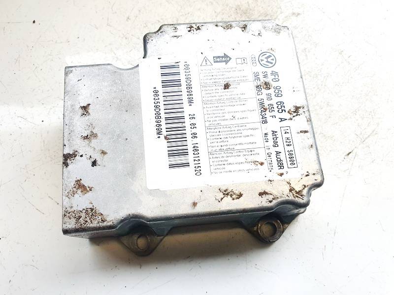 4F0959655A Audi A6 2006 Airbag crash sensors module