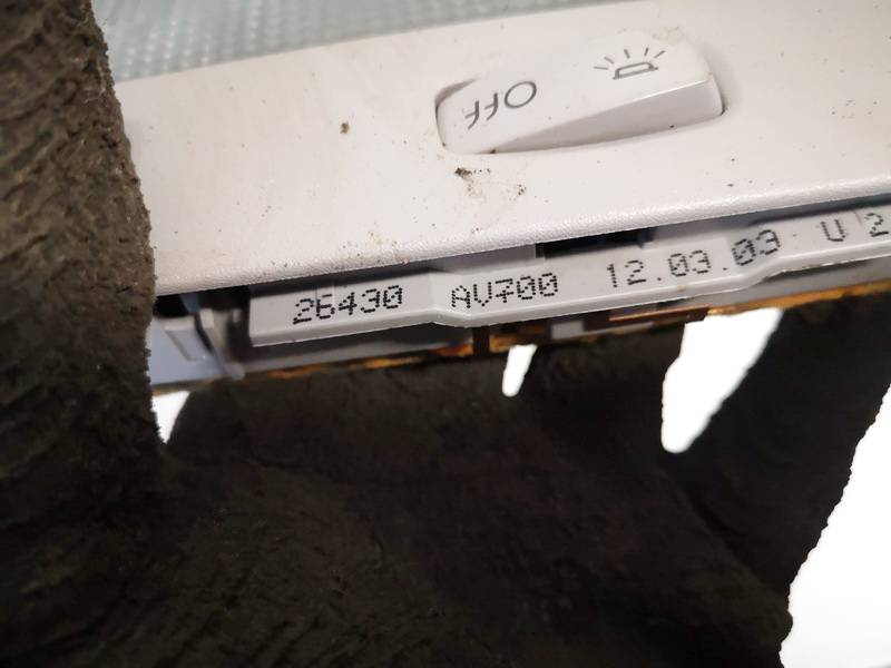 26430AV700 Nissan Primera 2003 Interior Light - FRONT - Thumbnail 3