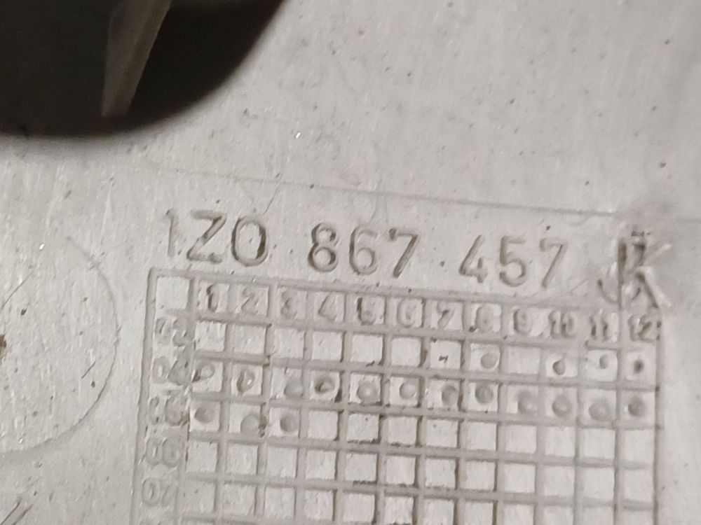 1Z0867457 Skoda Octavia 2005 Osłona słupka szyby przedniej - PRZEDNIE PRAWE - Thumbnail 4