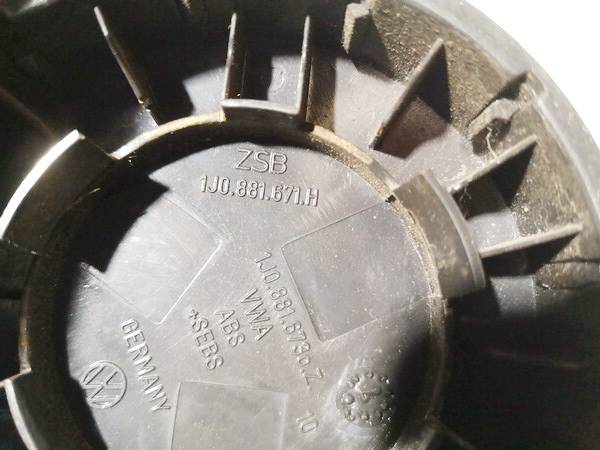 1J0881671H Volkswagen Golf 2006 Rueda de ajuste del asiento - Thumbnail 3