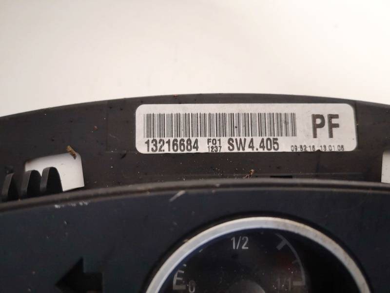 13216684 Opel Astra 2006 Speedometers - Cockpit - Speedo Clocks Instrument - Thumbnail 2