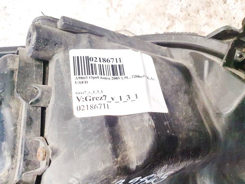 Opel Astra 2005 Headlight - FRONT LEFT - Thumbnail 3