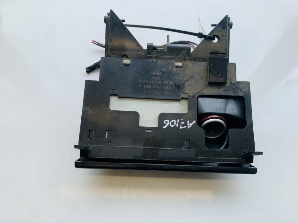 Audi Ashtray Storage Cup Coin Holder - OEM Part 8UD857951, Fits Center Console