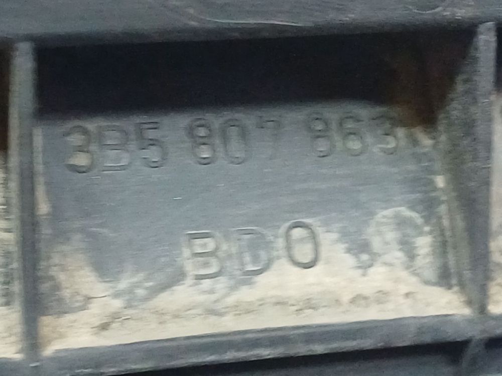 3B5807863 Volkswagen Passat 1998 pare-chocs arriere support de montage - Thumbnail 5