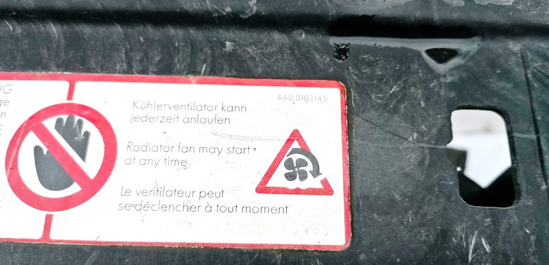 4A0010114S Audi A4 1996 Radiator Support, Mask - FRONT - Thumbnail 3