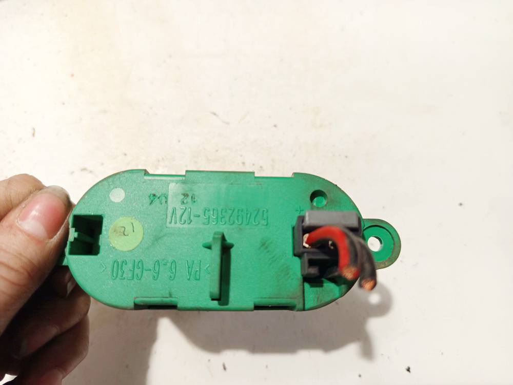 5249236512V Renault Espace 2004 Reostat nagrzewnicy (rezystor) (przekaźnik wentylatora) - Thumbnail 3