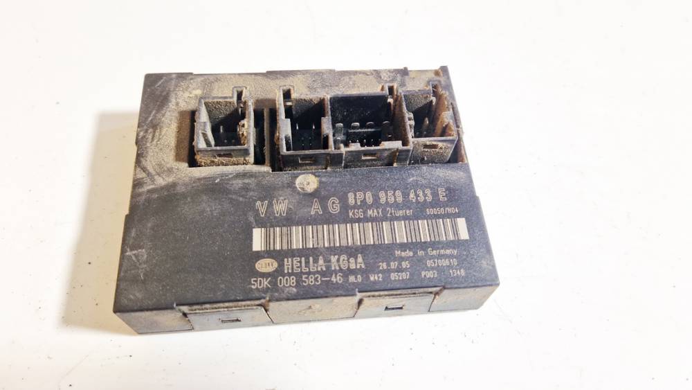 8P0959433E Audi A3 2006 General Module Comfort Relay (Unit) - Thumbnail 2