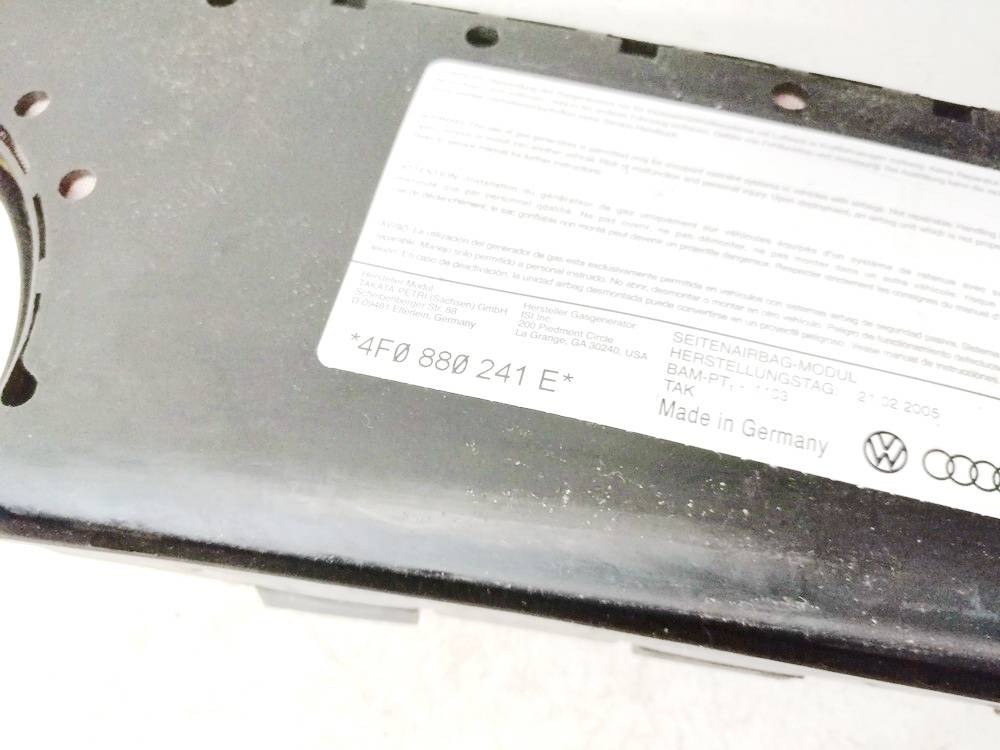 4F0880241E Audi A6 2005 Seat AIRBAG - Thumbnail 3