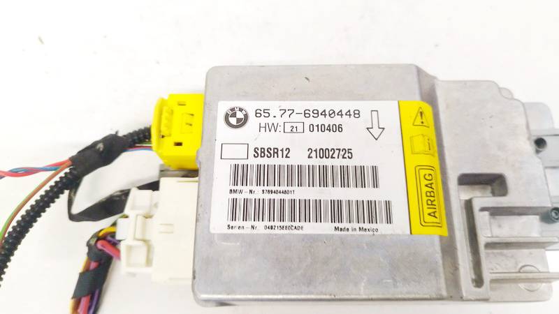 65776940448 BMW 7-Series 2004 Airbag crash sensors module - Thumbnail 2