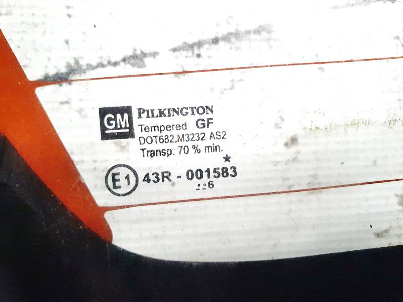 DOT682M3232AS2 Opel Agila 2006 Window - REAR - Thumbnail 2