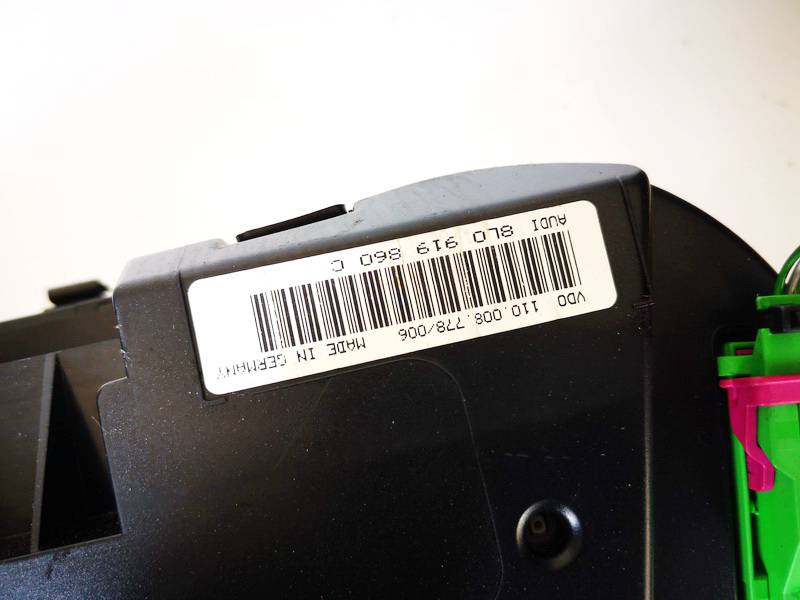 8L0919860C Audi A3 1997 Tacho Tachometer Kombiinstrument - Thumbnail 3