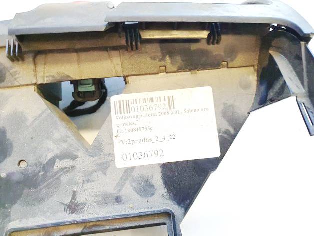 1K0819735C Volkswagen Jetta 2008 Dash Vent (Air Vent Grille) - Thumbnail 3