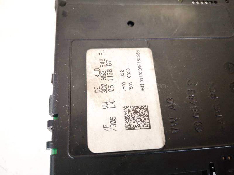 3C0953549AJ Volkswagen Passat 2009 de Commande Bague Colonne Direction - Thumbnail 2