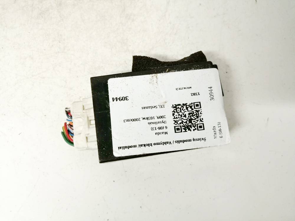 GS1D67890A Mazda 6 2009 Other computers